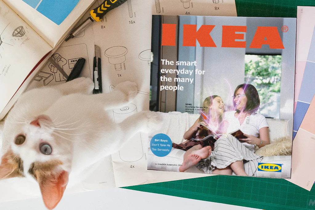 An IKEA catalog from a possible future