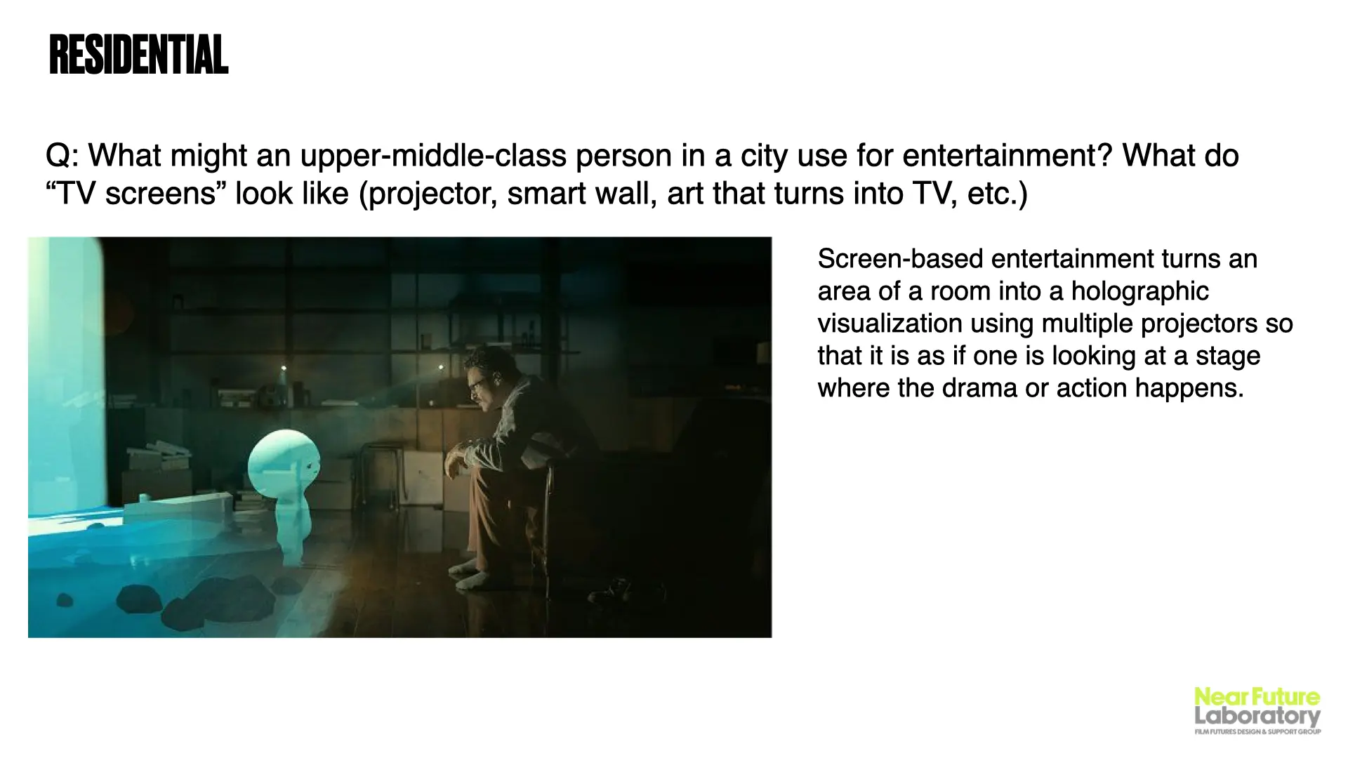 Image from the Near Future Laboratory project where Julian Bleecker was a Futurist Technical Consultant on the Netflix film by Brad Peyton, 'Atlas'