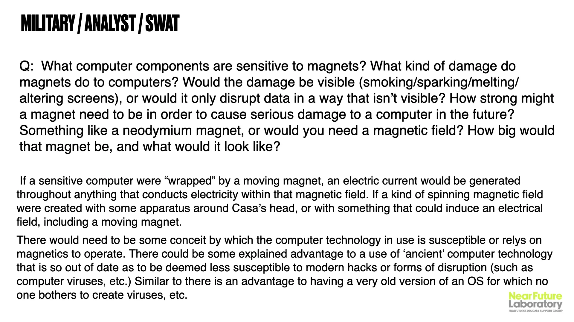 Image from the Near Future Laboratory project where Julian Bleecker was a Futurist Technical Consultant on the Netflix film by Brad Peyton, 'Atlas'