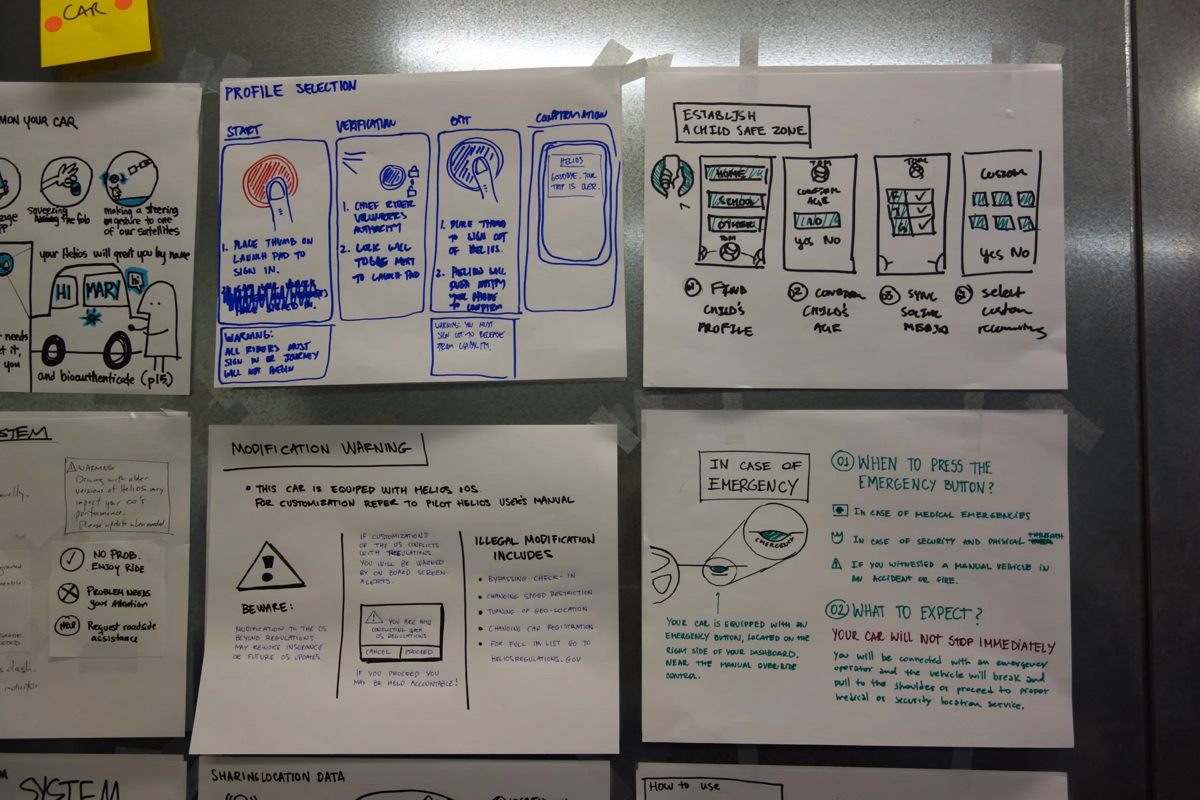 Context setting images for a self-driving car future.